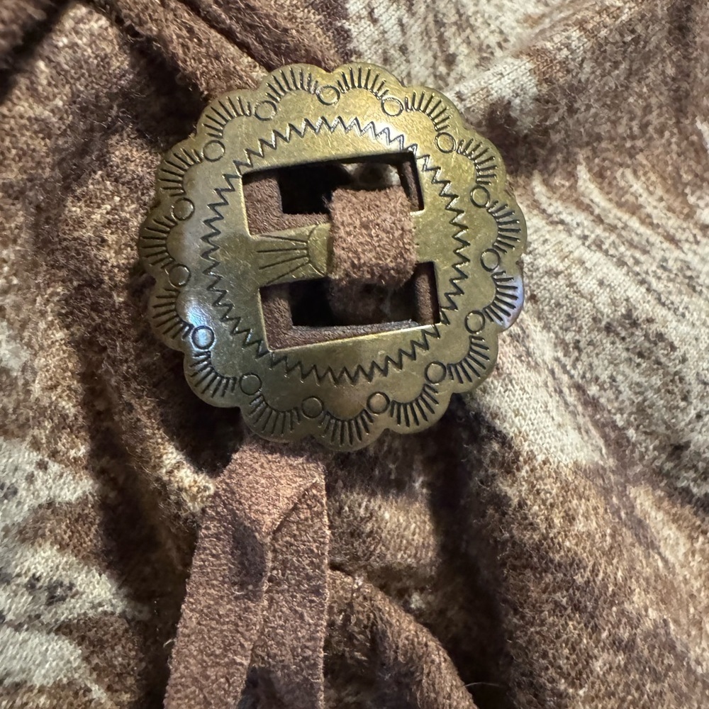 Ralph Lauren Brown Patterned Cardigan - Picture 4 of 5